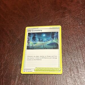 Pokémon Trainer Card - Old Cemetery